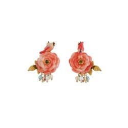 Roses D'Hiver Bird On A Rose Earrings | ACRH1101 - Les Nereides