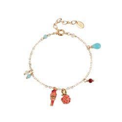 Roses D'Hiver Bird & Rosebud Bracelet | ACRH2011 - Les Nereides