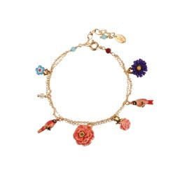 Roses D'Hiver Rose & Multi-Éléments Bracelet | ACRH2021 - Les Nereides