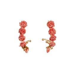 Roses D'Hiver Roses Row Earrings | ACRH1131 - Les Nereides