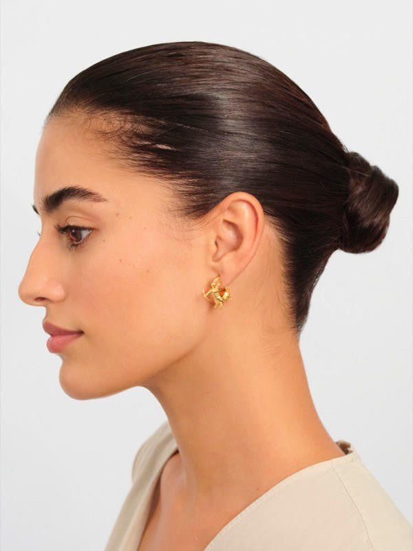 Sagittarius Astrological Sign Hoop Earrings | APPV1091 - Les Nereides