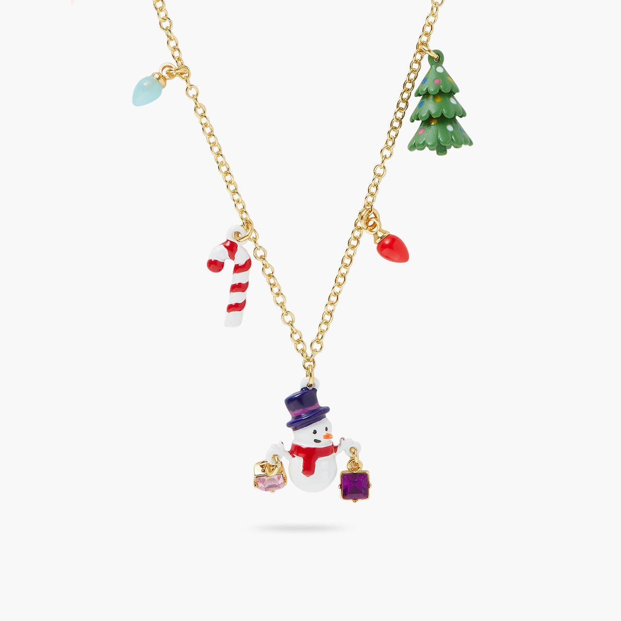 Santa's Party multi element pendant necklace | AQSP3131 - Les Nereides
