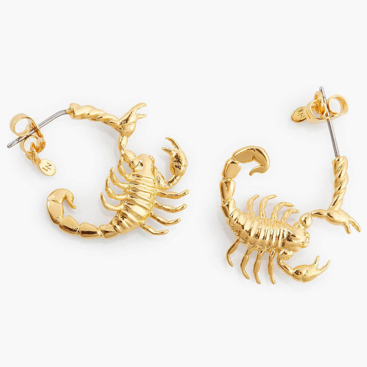Scorpio Astrological Sign Hoop Earrings | APPV1081 - Les Nereides
