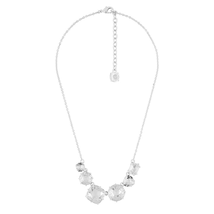 Silver 6 Stones La Diamantine Thin Necklace | AILD3313 - Les Nereides
