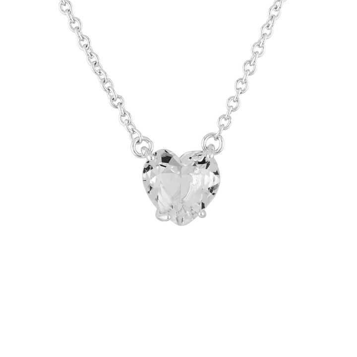 Silver Hearthstone La Diamantine Pendant Necklace | AILD3533 - Les Nereides