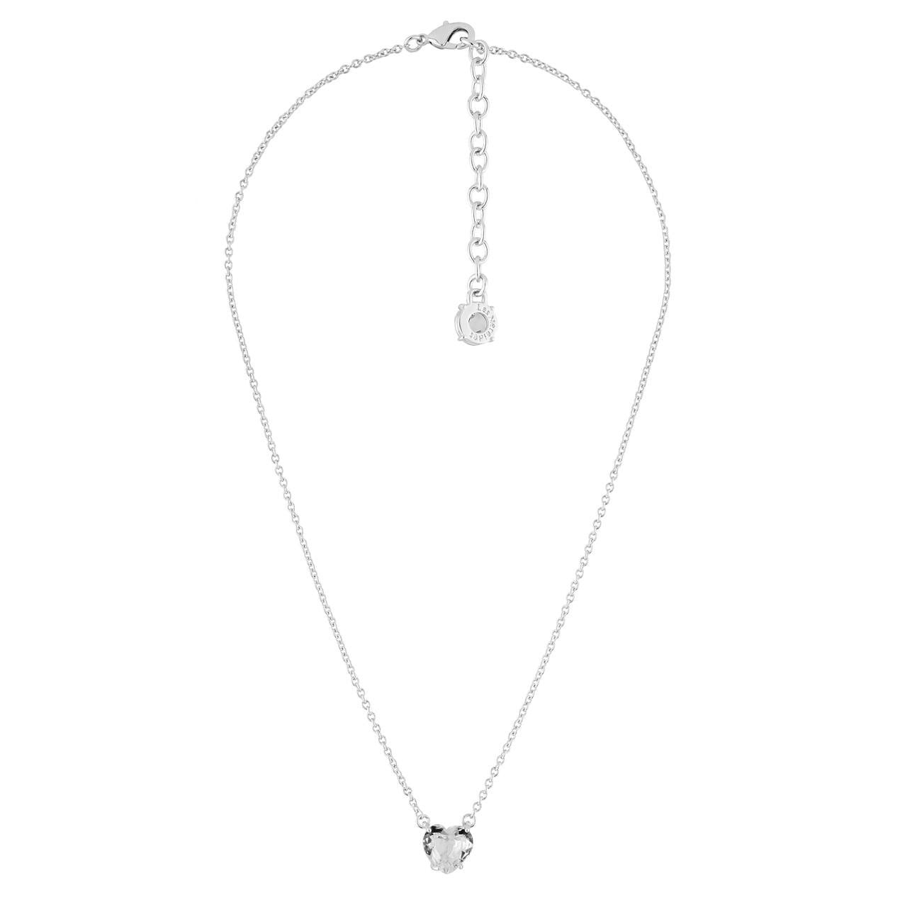 Silver Hearthstone La Diamantine Pendant Necklace | AILD3533 - Les Nereides