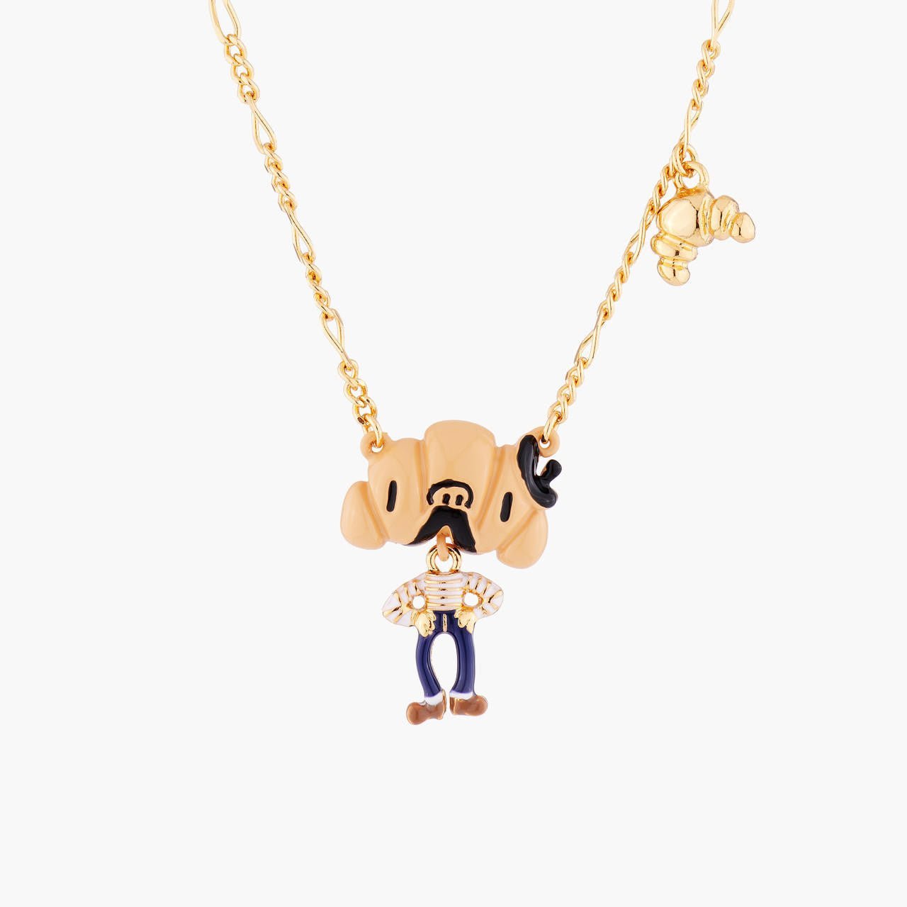 Sir Croissant Pendant Necklace | AMFP3021 - Les Nereides