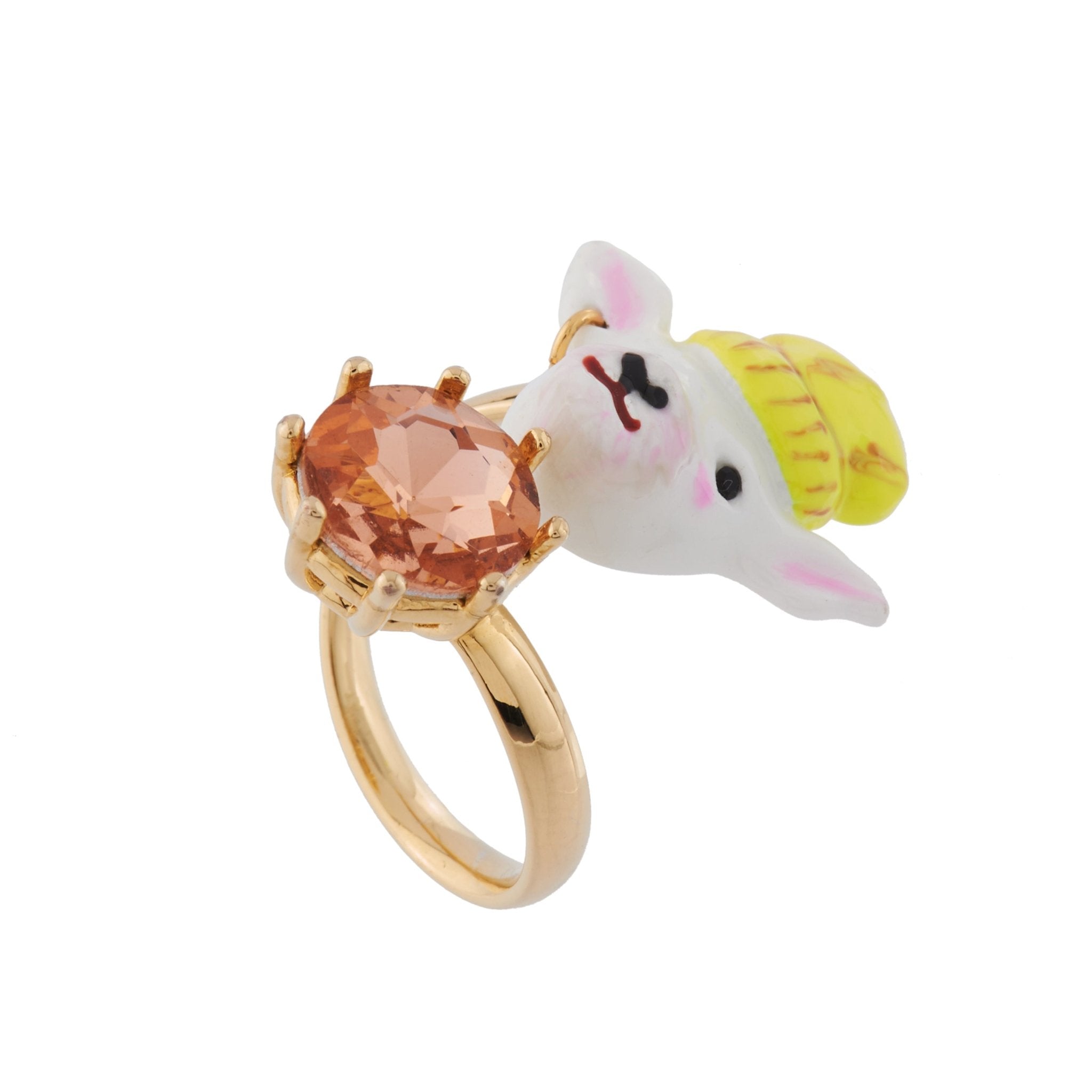 Skateboarding Goat Gentiment Joyeux Zoe Rings | AHGJ6011 - Les Nereides