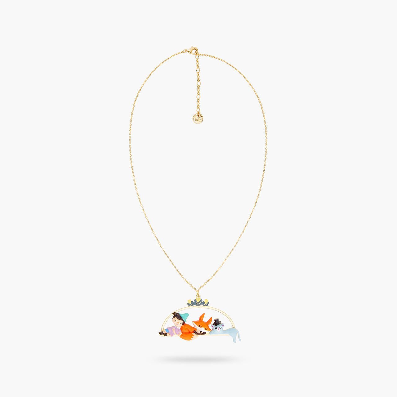 Sleeping Pinocchio And Friend Necklace | ARPI3101 - Les Nereides
