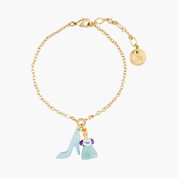 Slipper And Cinderella Thin Bracelet | AOCE2061 - Les Nereides