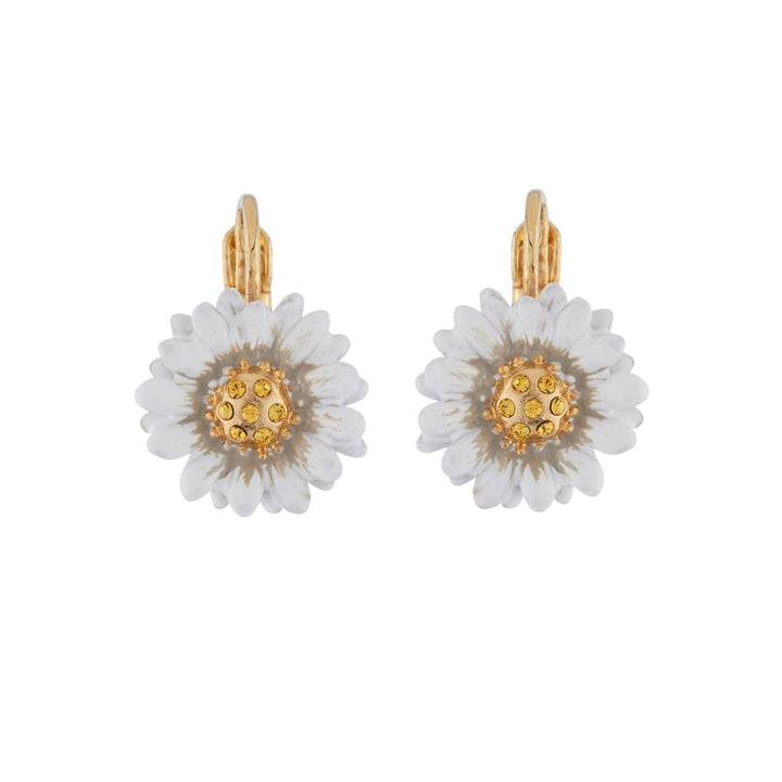 Small Daisy Dormeuses Earrings | AIPR1031 - Les Nereides