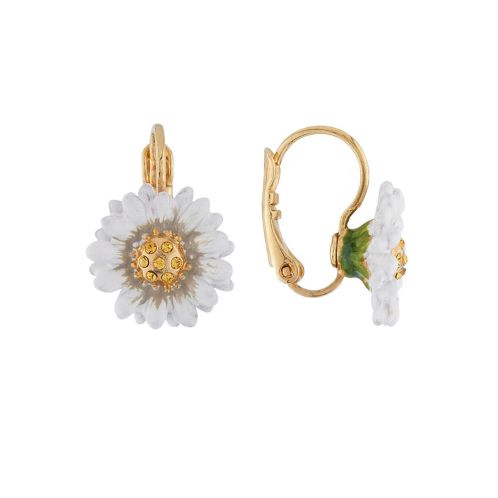 Small Daisy Dormeuses Earrings | AIPR1031 - Les Nereides