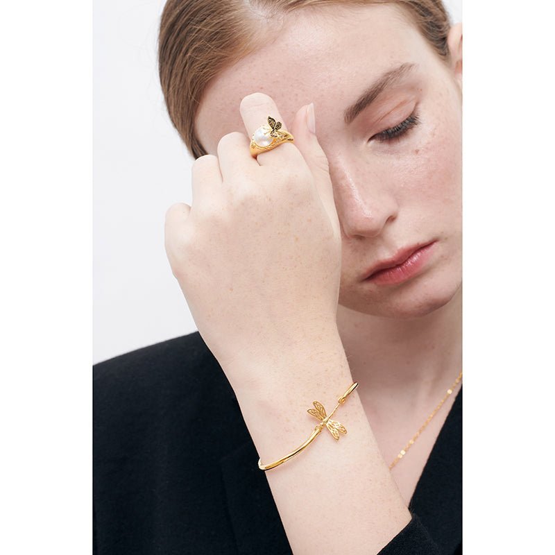 Small Dragonfly Thin Bracelet | AMEN2011 - Les Nereides