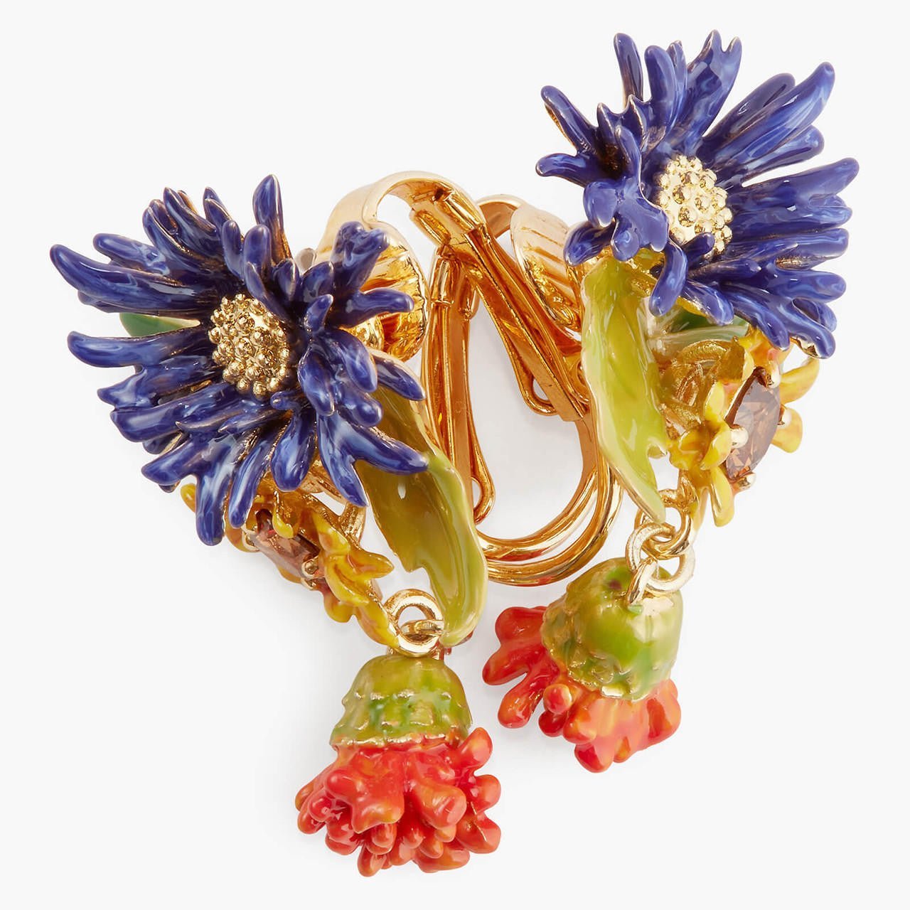 Small Wild Flowers Earrings | APPP1061 - Les Nereides