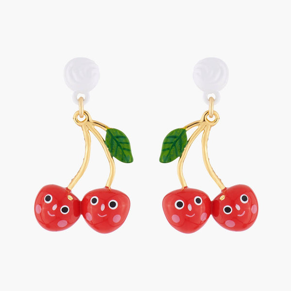Smiling Cherries Earrings | ALHG1111 - Les Nereides