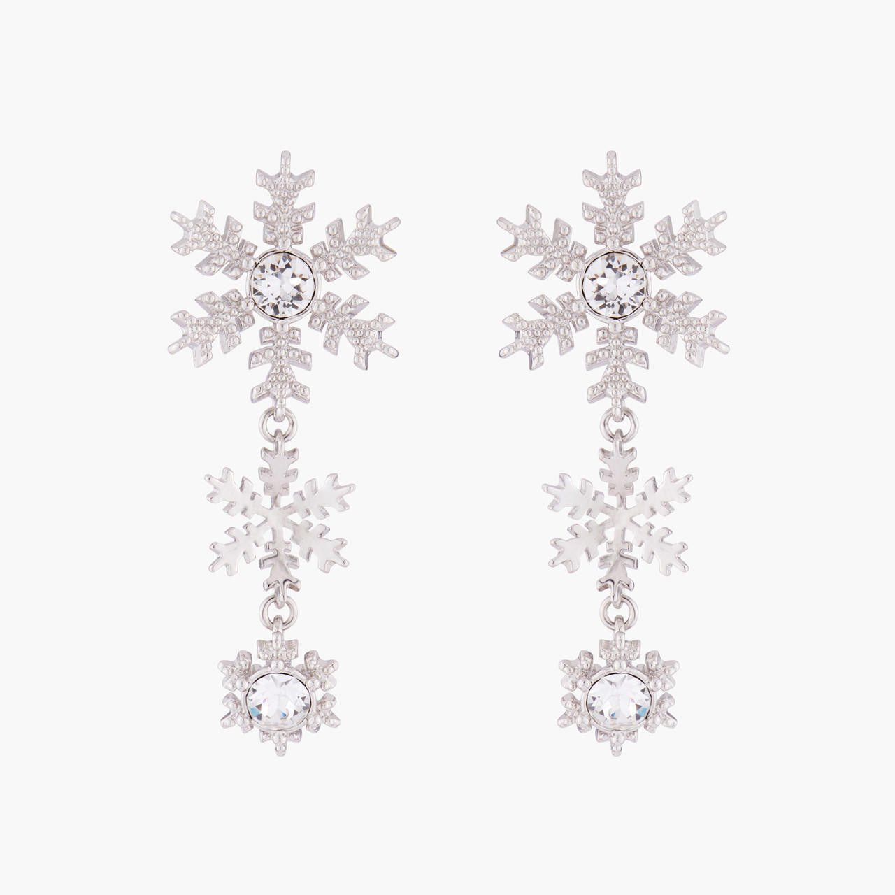 Snowflakes And Crystals Earrings | AMSC1012 - Les Nereides