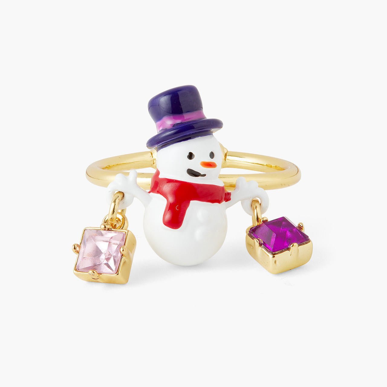 Snowman adjustable ring | AQSP6021 - Les Nereides