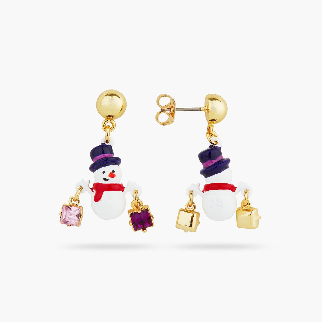 Snowman earrings | AQSP1121 - Les Nereides