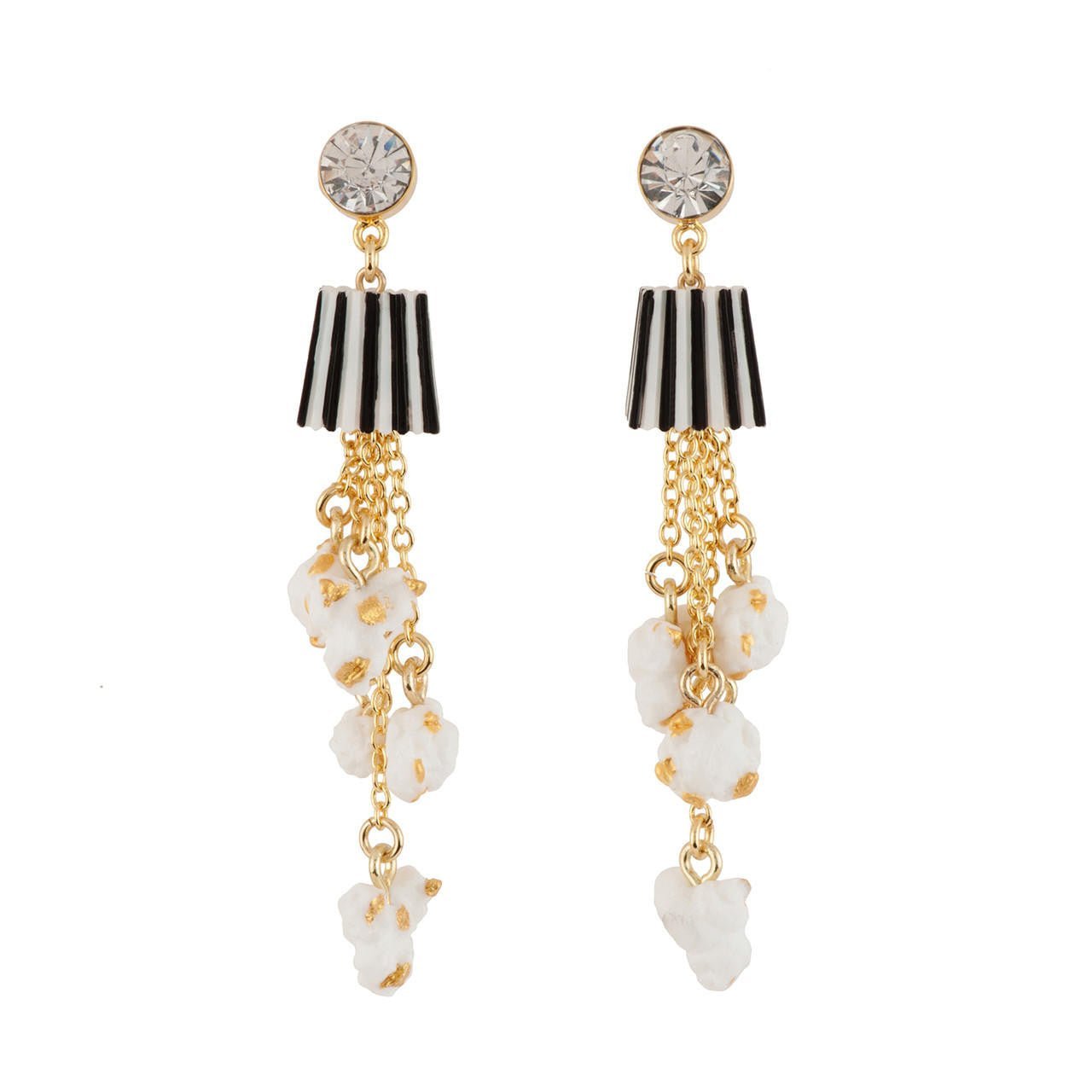So Sweet Golden Popcorn Earrings | AESS104T/1 - Les Nereides