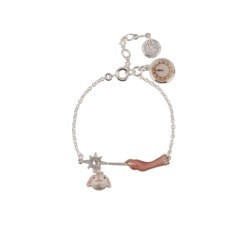 Soulier de Verre Silver+Pink Magic Wand And Mouse Bracelet | ADCD2011 - Les Nereides