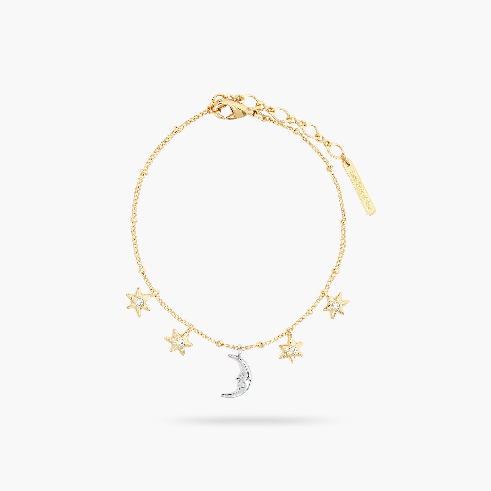 Stars And Moon Fine Charm Bracelet | ASAM2011 - Les Nereides