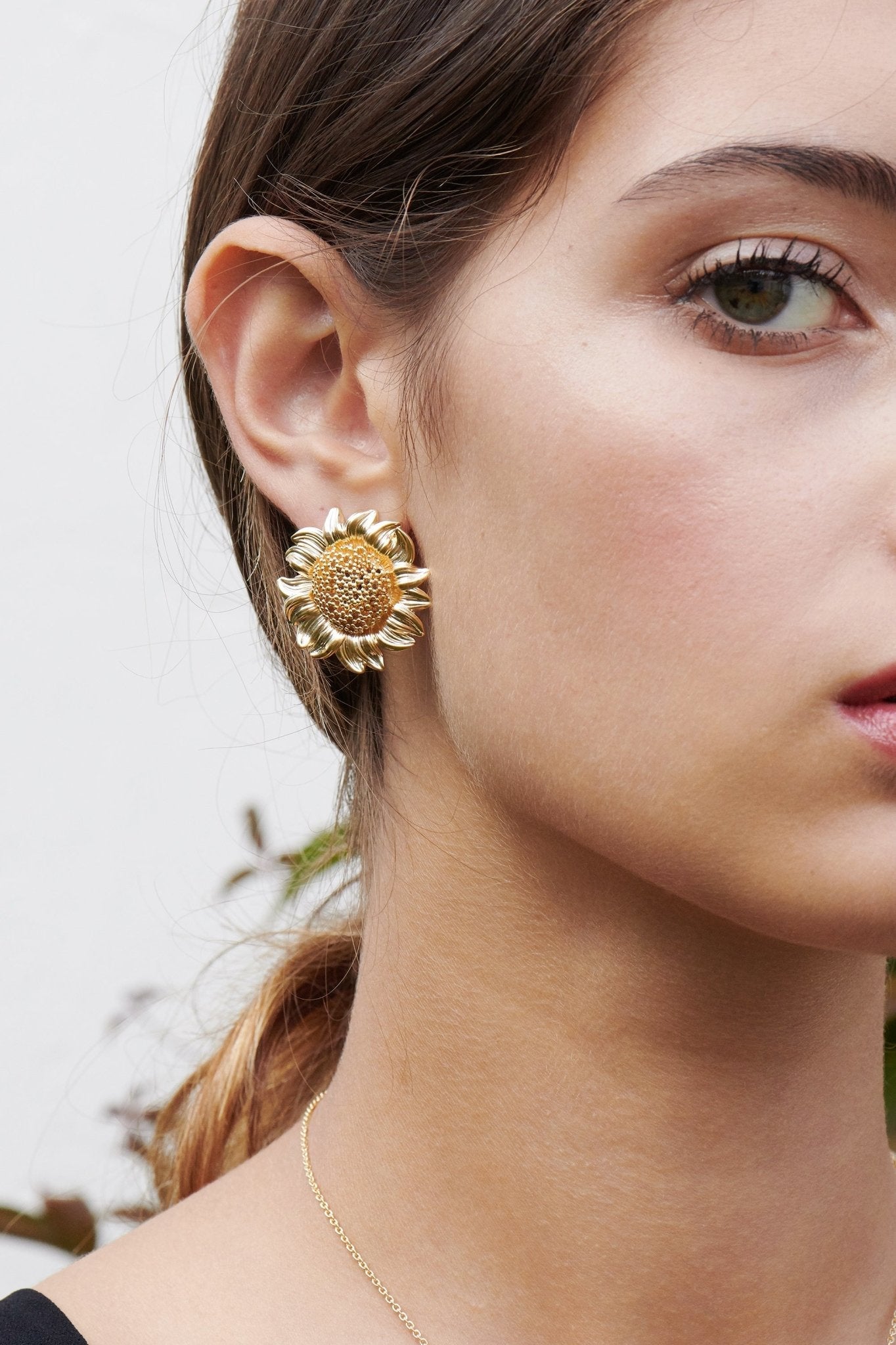 Sunflower Earrings | ALNS1041 - Les Nereides