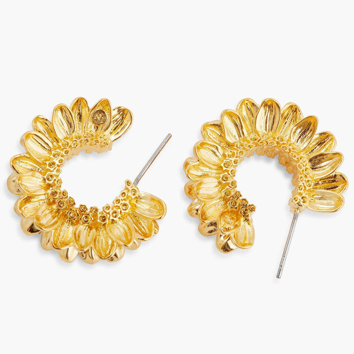 Sunflower Hoop Earrings | APCO1131 - Les Nereides