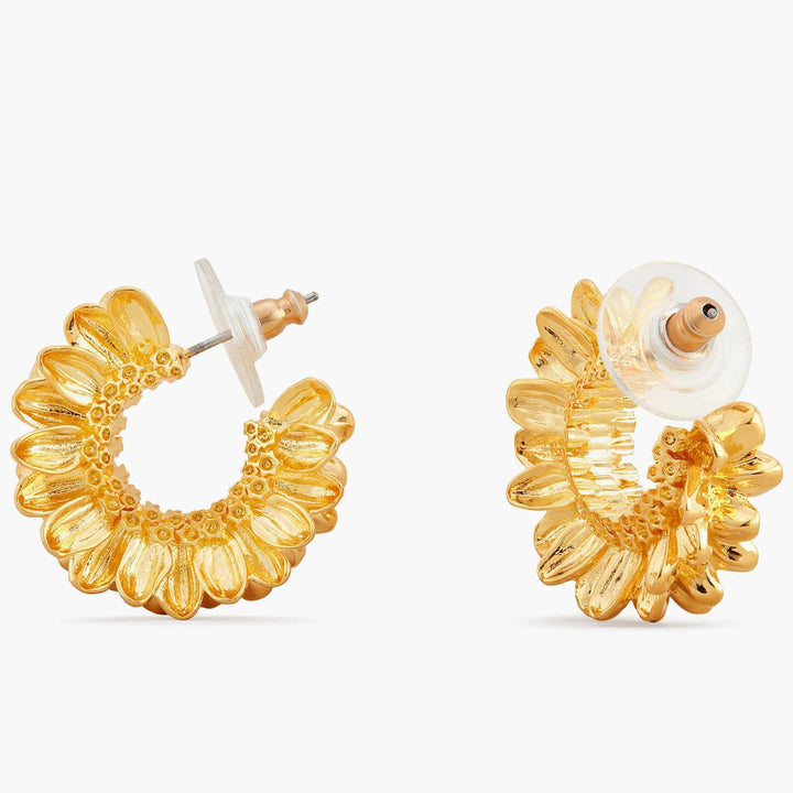 Sunflower Hoop Earrings | APCO1131 - Les Nereides