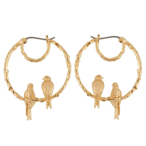 Swallows Creoles Earrings | AGNF1131 - Les Nereides