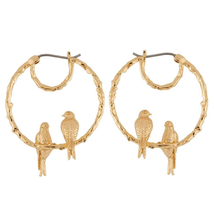 Swallows Creoles Earrings | AGNF1131 - Les Nereides