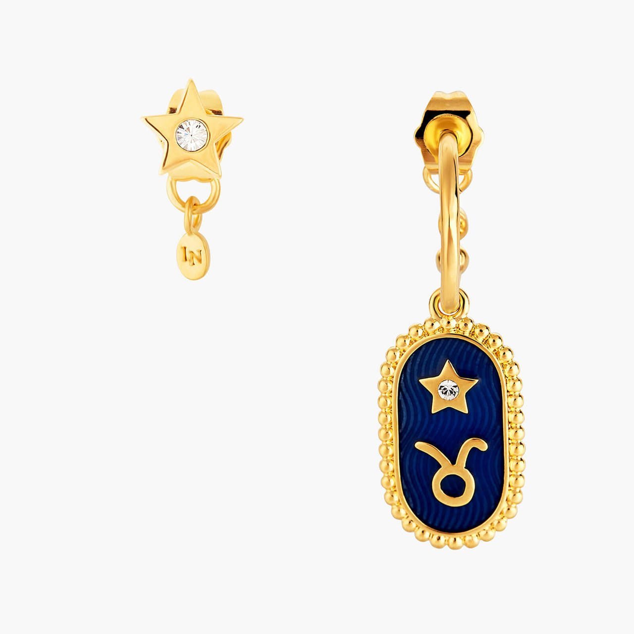 Taurus Zodiac Sign Earrings | ANCS1021 - Les Nereides