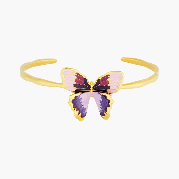 Terinos Butterfly Embossed Bangle S Bracelet | ANHA2081 - Les Nereides