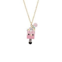 Theé Candy Store Crunched Pink Ice Pop Monster Necklace | ADCS3081 - Les Nereides