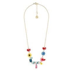 Theé Candy Store Multi - Éléments W/Gold Plated Chain Necklace | ADCS3151 - Les Nereides