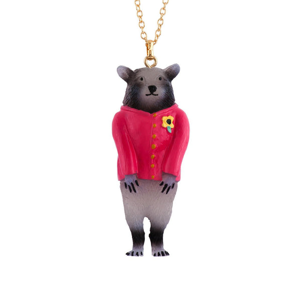 Theé Smith Family Racoon Necklace | AFSM3031 - Les Nereides