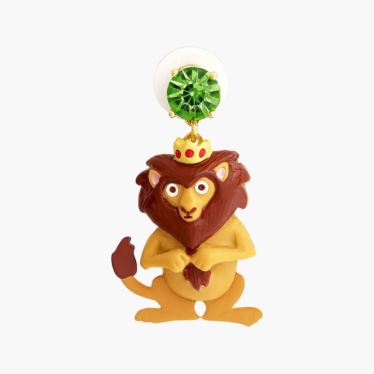 Theé Toto & Dorothy Cowardly Lion Earrings | ANOZ102C/1 - Les Nereides