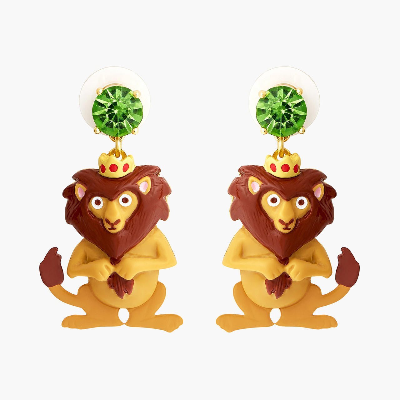 Theé Toto & Dorothy Cowardly Lion Earrings | ANOZ102C/1 - Les Nereides