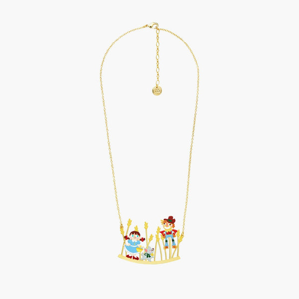 Theé Toto & Dorothy Dorothy, Toto Theé Dog And Theé Scarecrow Statement Necklace | ANOZ3071 - Les Nereides