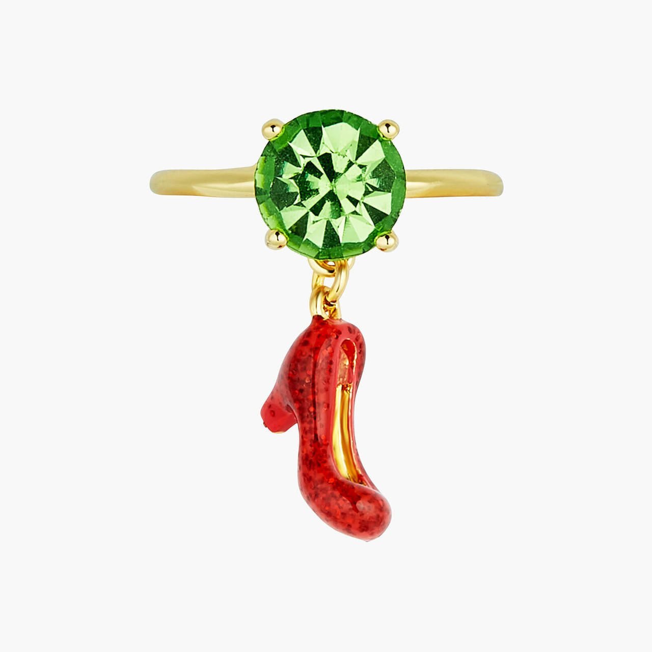 Theé Toto & Dorothy Faceted Crystal And Shoe Adjustable Rings | ANOZ6041 - Les Nereides