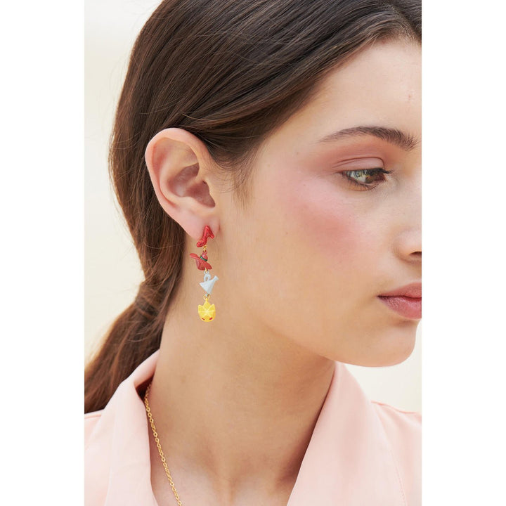 Theé Toto & Dorothy Shoe, Hat, Funnel And Crown Earrings | ANOZ111C/1 - Les Nereides