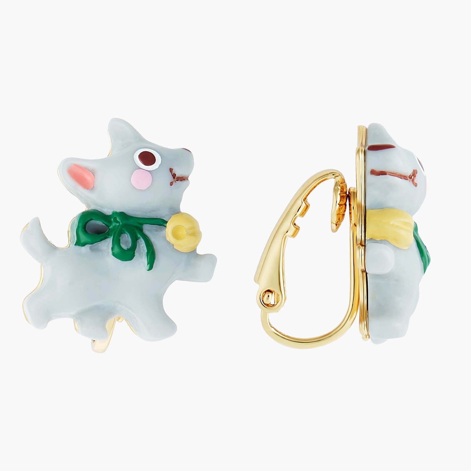 Theé Toto & Dorothy Toto Theé Dog Earrings | ANOZ105C/1 - Les Nereides