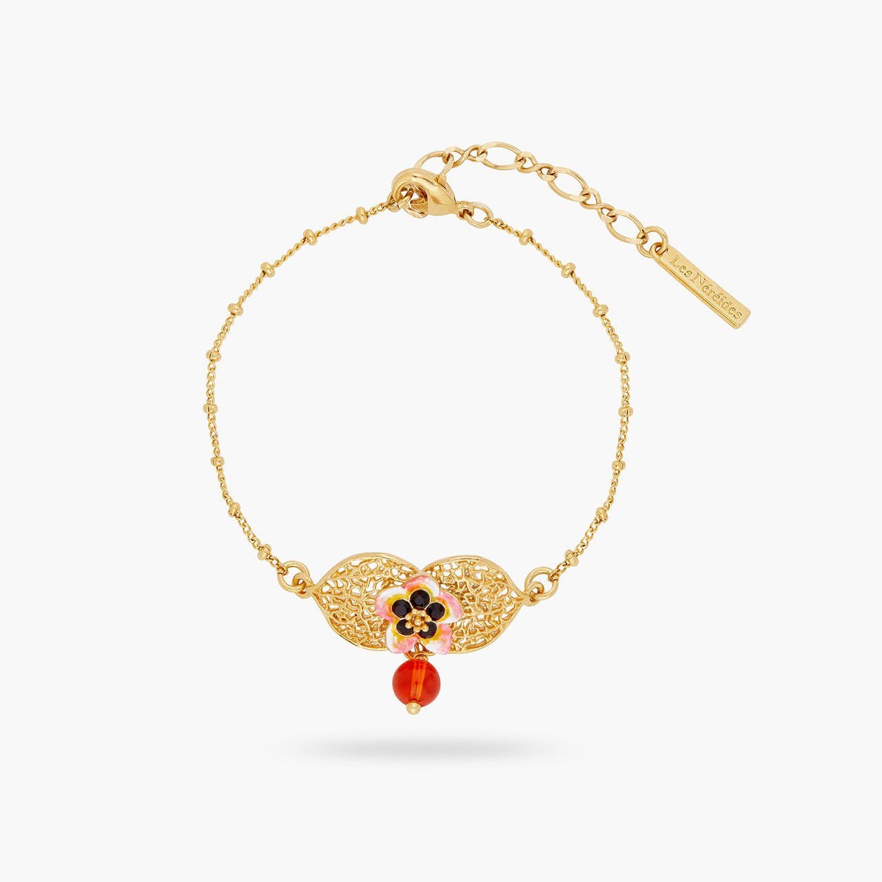 Tiaré Flower And Physalis Thin Bracelet | ARPA2031 - Les Nereides
