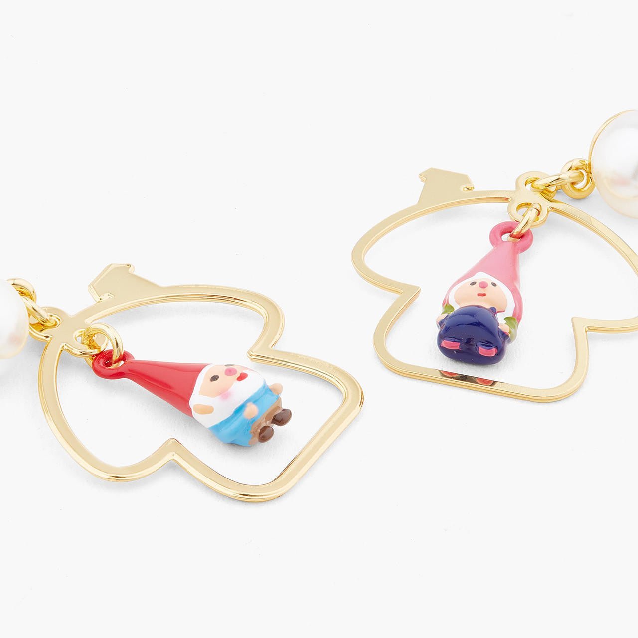 Toadstool Family Asymmetrical Earrings | ARCP1111 - Les Nereides