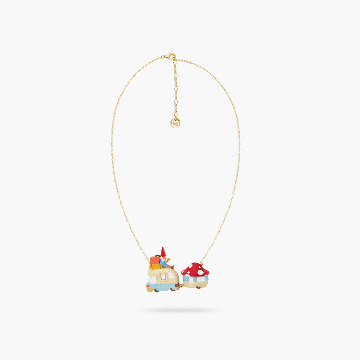 Toadstool Family Caravan Statement Necklace | ASCP3071 - Les Nereides