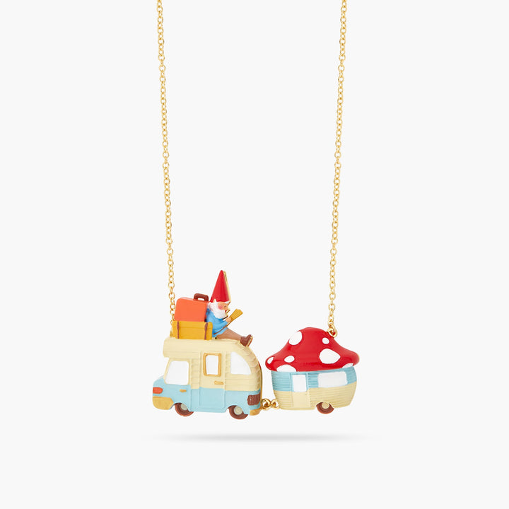 Toadstool Family Caravan Statement Necklace | ASCP3071 - Les Nereides