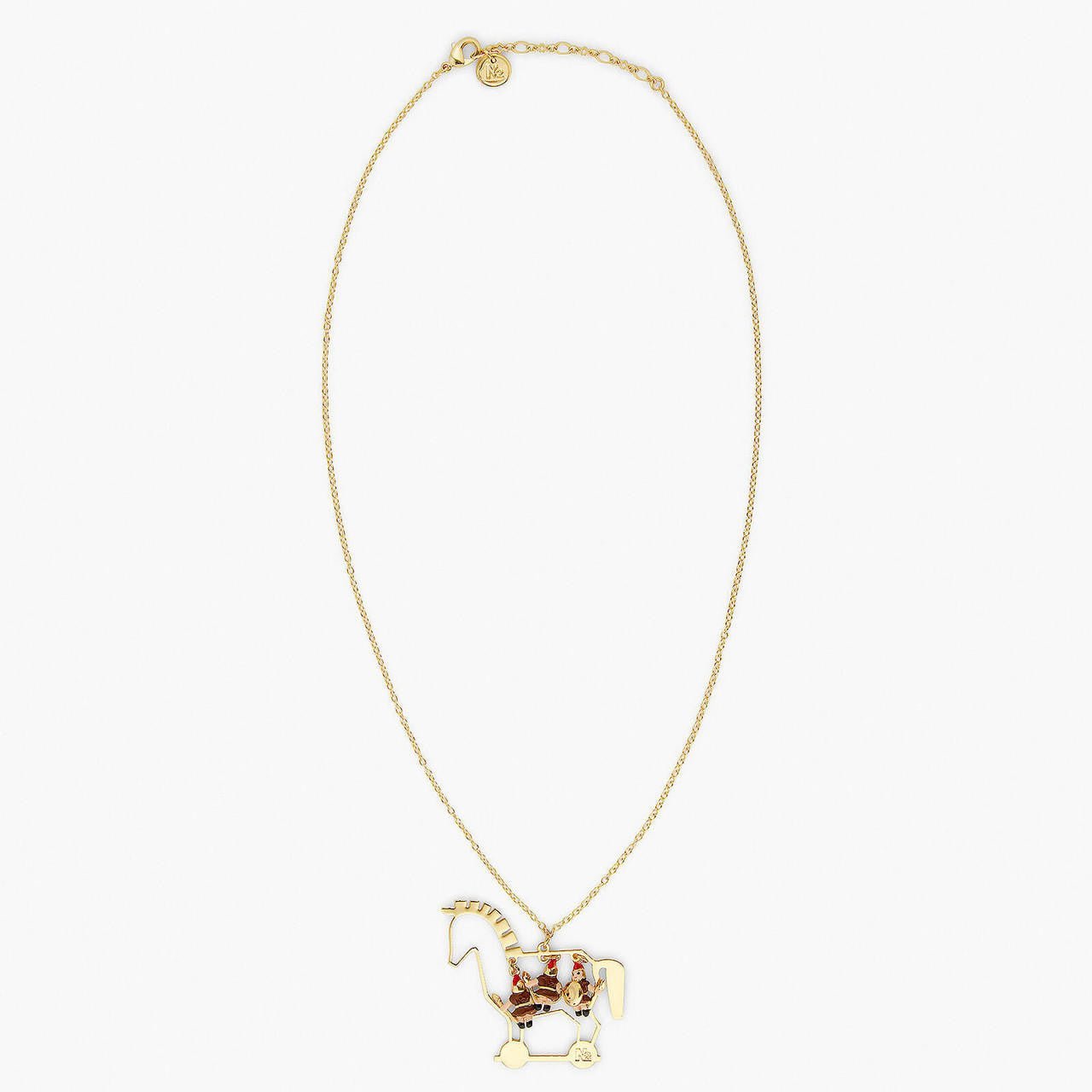 Trojan Horse Pendant Necklace | APPD3011 - Les Nereides