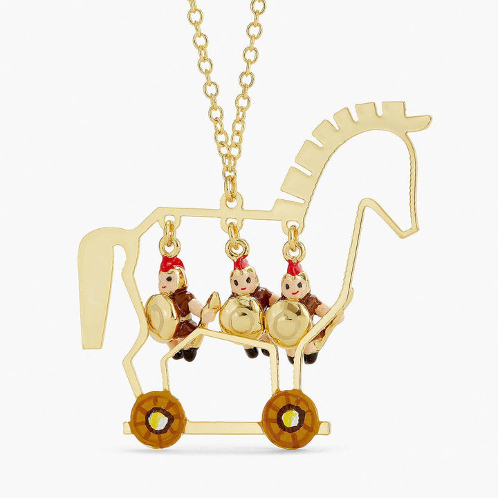 Trojan Horse Pendant Necklace | APPD3011 - Les Nereides
