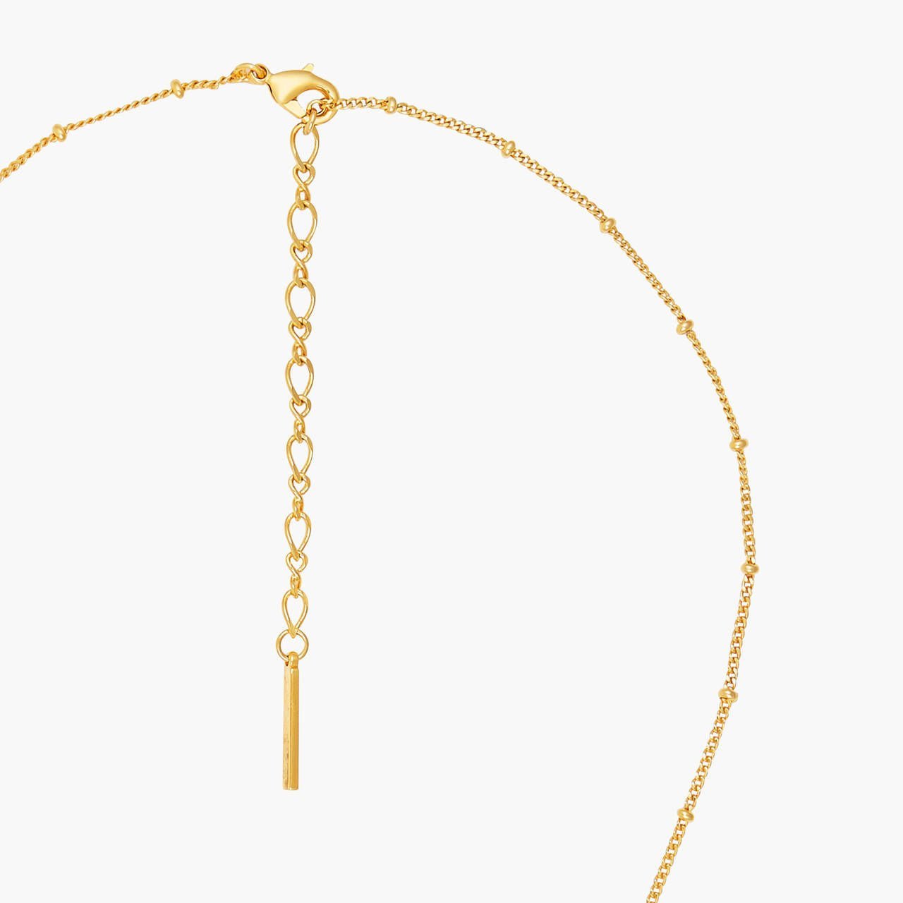 Tropical Flowers And Faceted Crystal Stone Pendant Necklace | AOOC3101 - Les Nereides