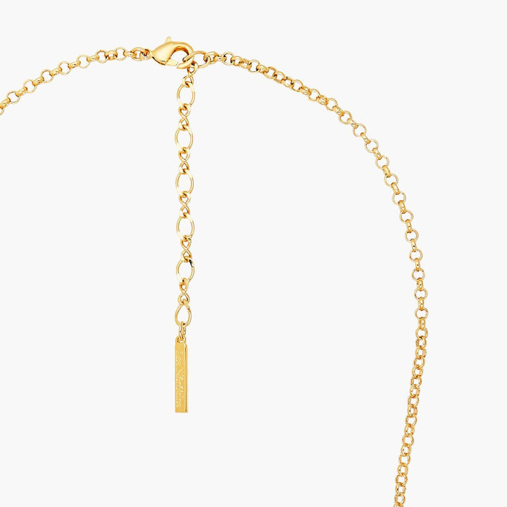 Tropical Flowers And Vanitas Statement Necklace | AOOC3091 - Les Nereides