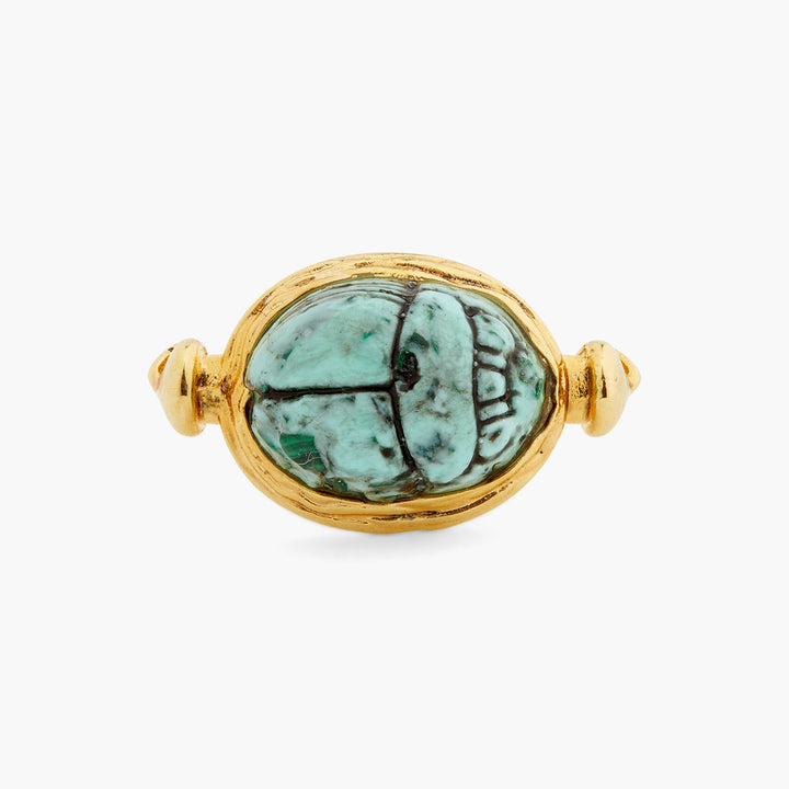 Turquoise Scarab Beetle Ring | ASNI6011 - Les Nereides